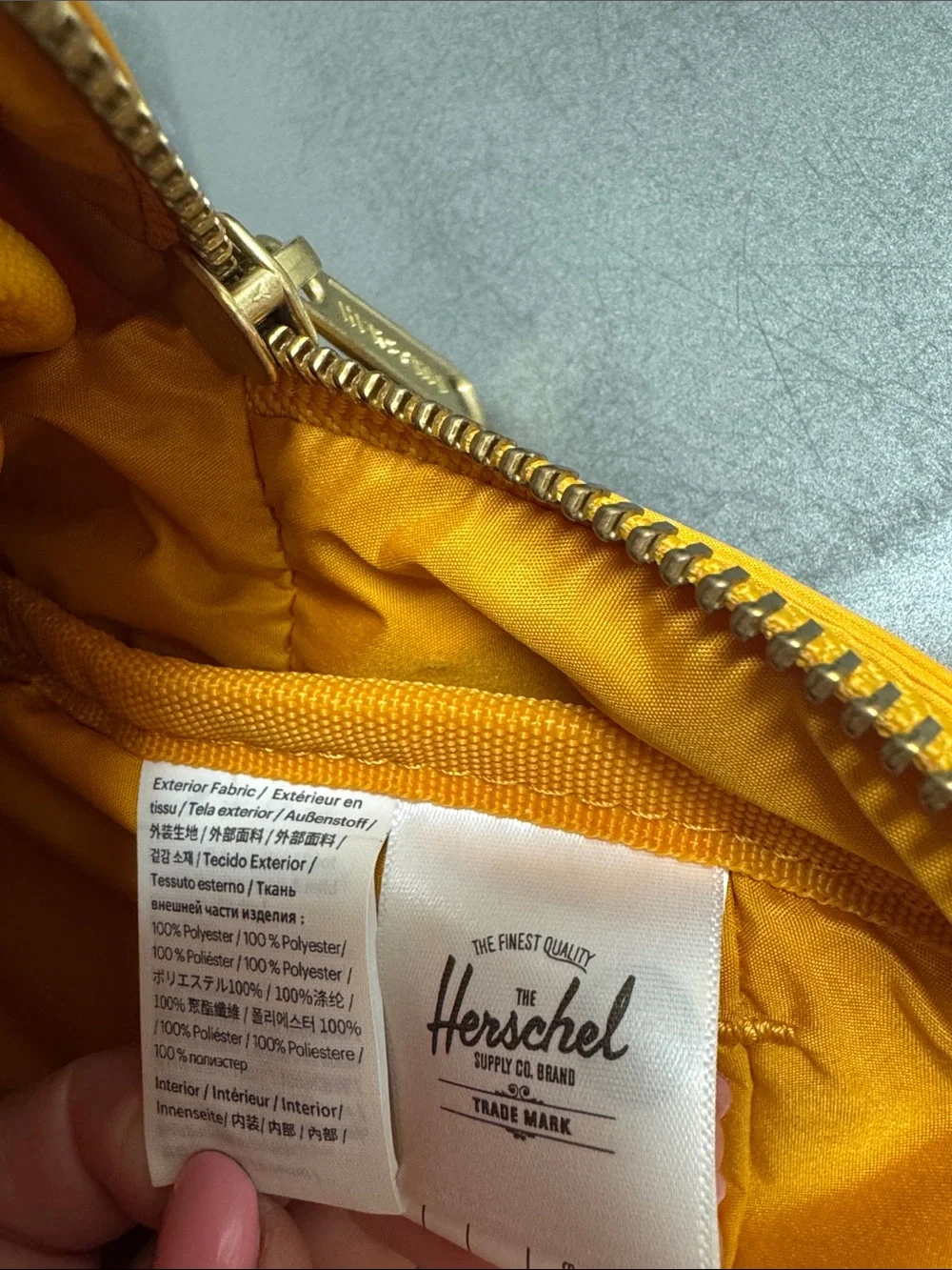 Herschel Nova Mini Backpack In Sunflower Yellow Like new!